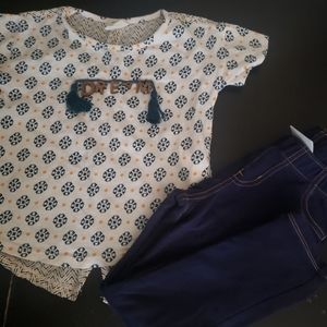 Zara girls DREAM top